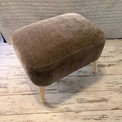 Velvet Ottoman