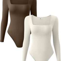 OQQ Bodysuits 2 Pack