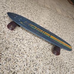 Hobbie Competition Skateboard Vintage Retro Cruiser Blue Deck