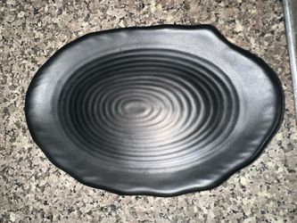 Melamine Black Plates