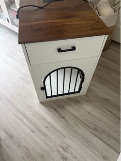 Dog crate  side table