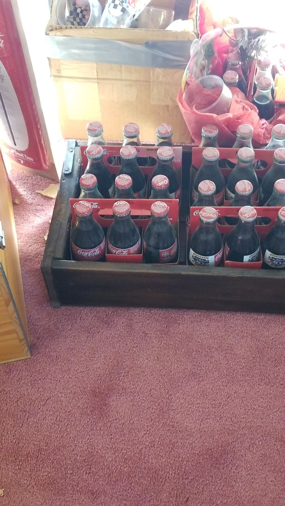 Old coke bottles