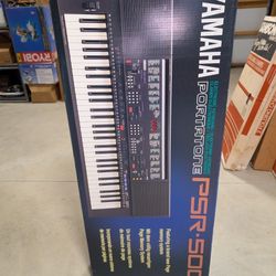 NOS Vintage 1991 Yamaha PSR-500 Portatone Electronic Keyboard