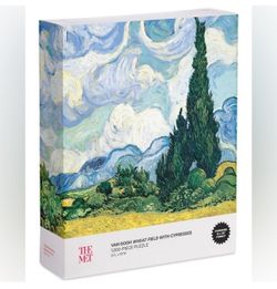 NWT THE METROPOLITAN MUSEUM OF ART Van Gogh Wheat Field with Cypresses Puzzle