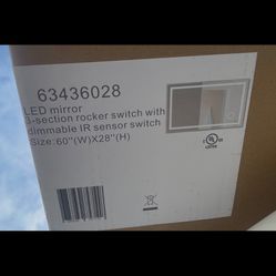 60” (w) 28” (H) Vanity Mirror 