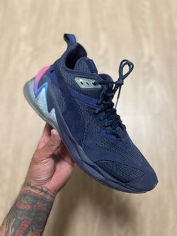 Puma LQDCELL Shoes Size 10.5 Navy Blue Purple w Box Running Gym Sneakers