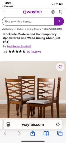 Dining chairs (4)