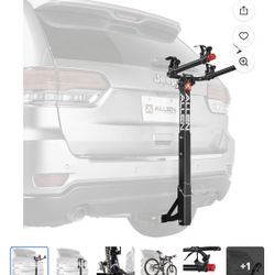BRAND NEW-never been open box-Allen Sports Deluxe 2-Bicycle Hitch Mounted Bike Carrier, Black