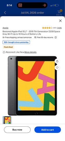 IPAD 10.2 7th generation 32GB