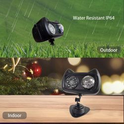 brand new Projector Lights, Christmas Halloween Holiday Ocean Wave Projector Lights 2-in-1 26 HD Effects 16/24 Pattern Slides Outdoor Indoor Xmas Them