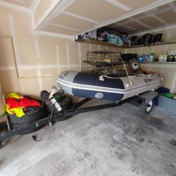  Boat End Motor Honda 9.9 HP End Trailer