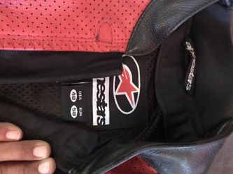 Alpine star leather jacket