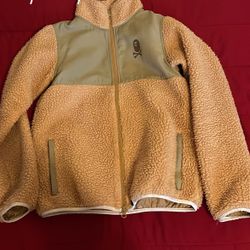 BAPE FLEECE JACKET, SMALL. 