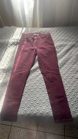Burgundy  jeans size 6