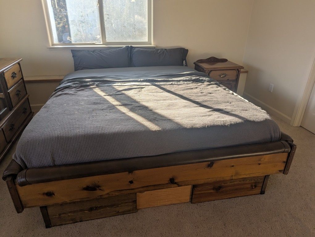 Bed and Bed Frame