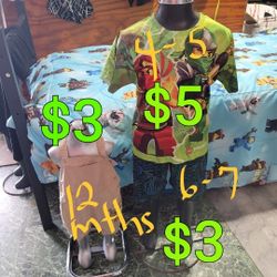 Kids Clothe Price & Size On Pic Great Condition 