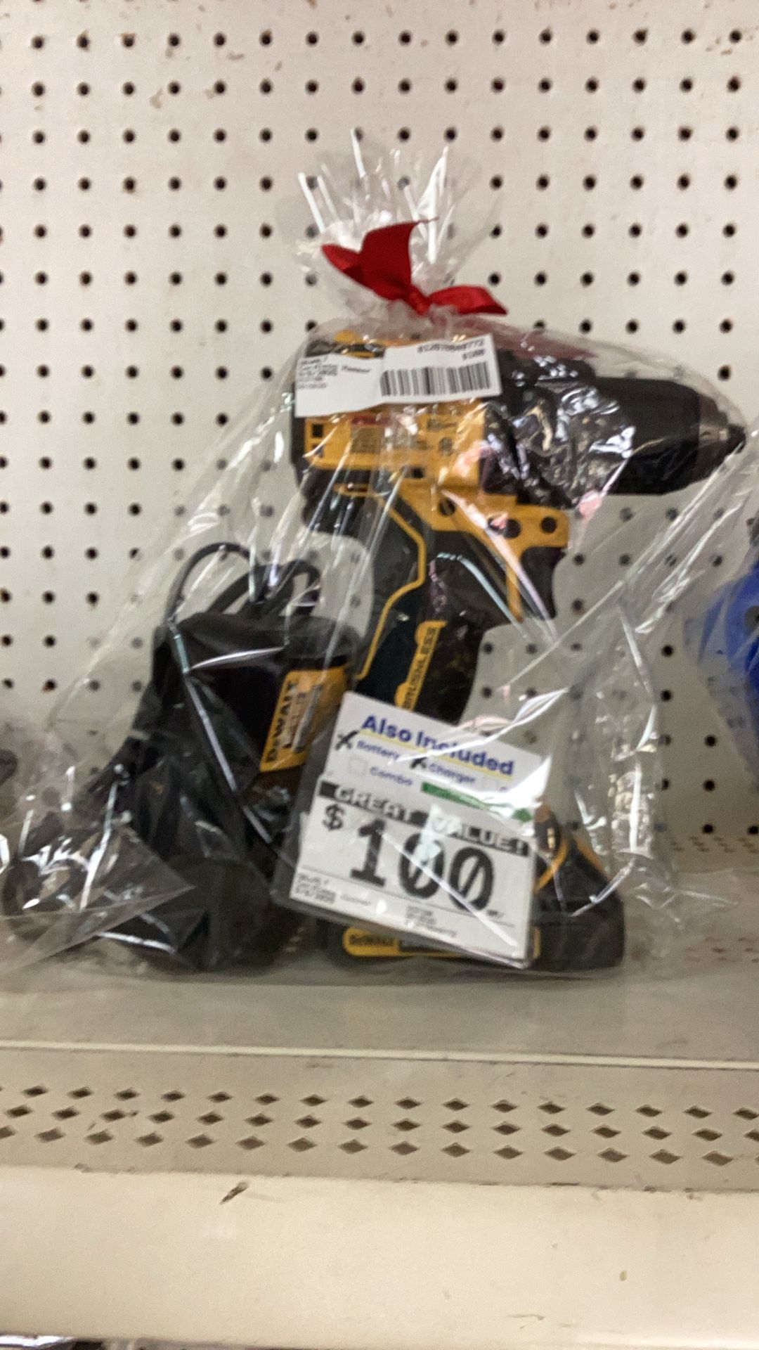 Dewalt Cordless Hammer Drill With Batt And Charger 