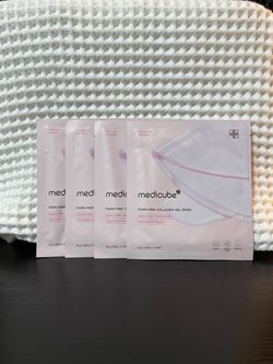 Medicube PDRN Pink Collagen Gel Masks 4-Pack - New