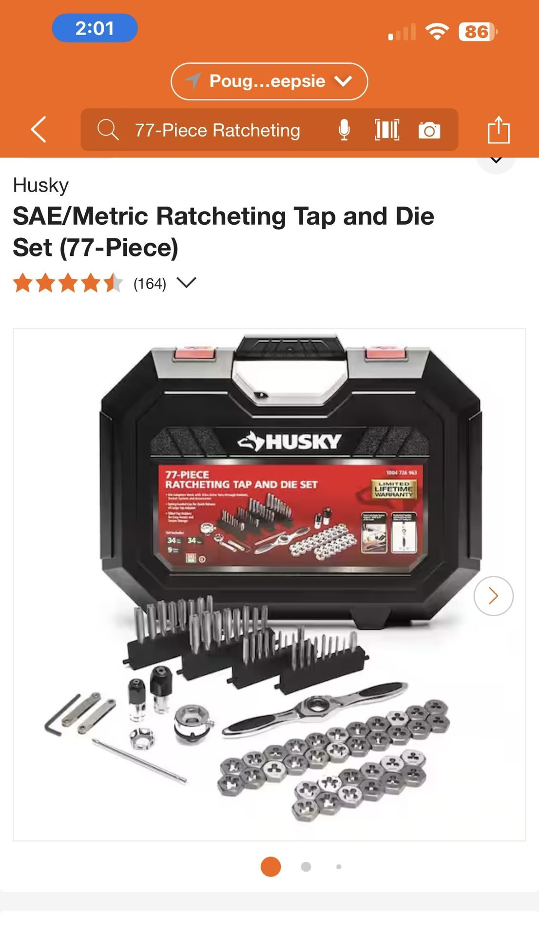 Brand New !! Retail Price Is $150 Husky Took Box