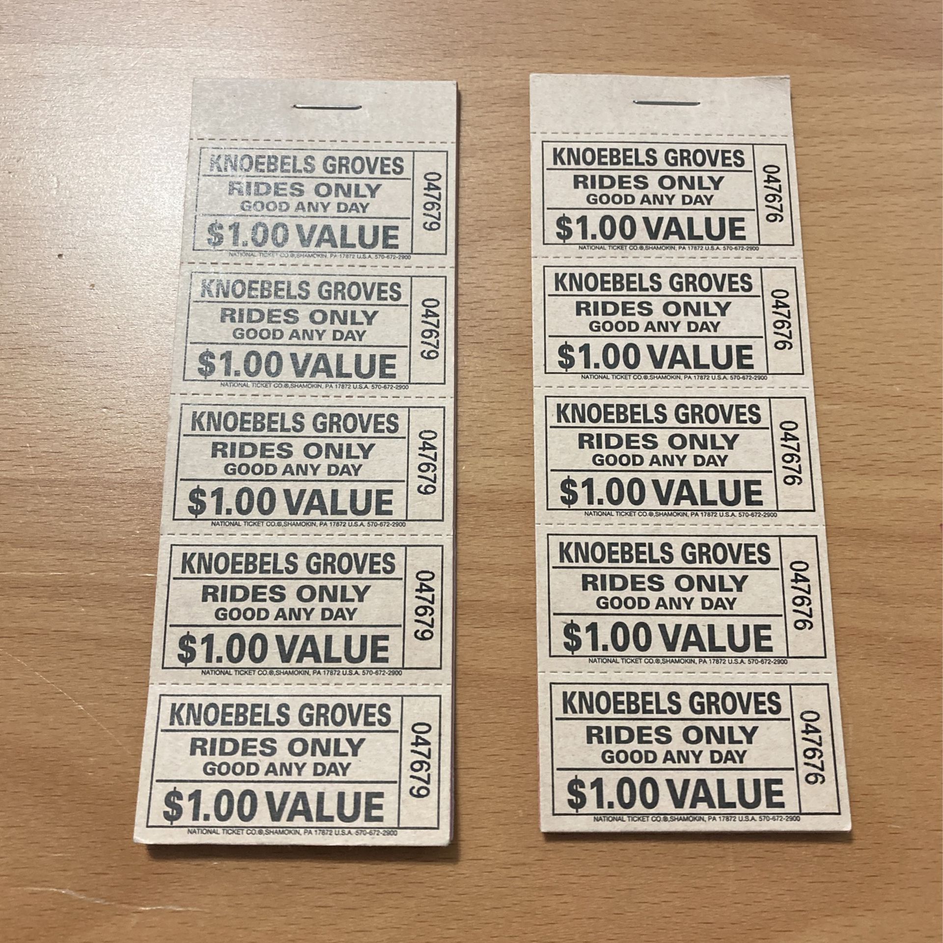 Knoebels Groves Tickets (value $46)