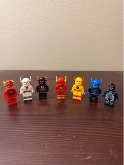 LEGO FLASH Custom Minifigure Lot 2006 Style Lot of 7