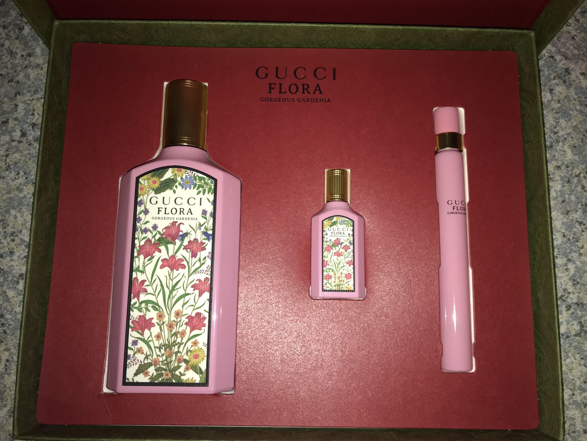 Gucci Gardenia Perfume Gift Set