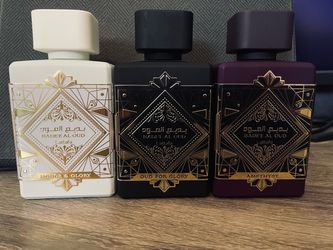 Lattafa Bade’e Al Oud Fragrances 100ml – $15 Each