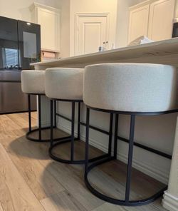 Super Wide and Comfortable Bar Stools, $125 Each, Brand New in Box.