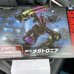 Transformers Unite Warriors UW-EX Megatronia Action Figure Takara Tomy Limited