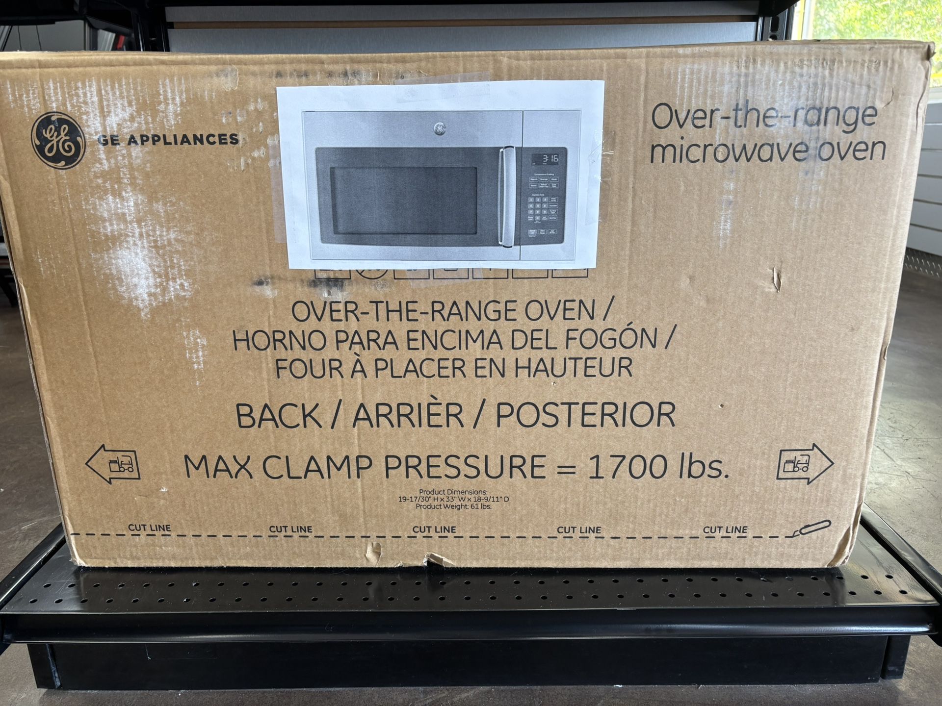 GE Over-the-range Microwave Oven
