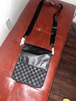 Black checkered bag (unisex) $10 FIRM Cash Only