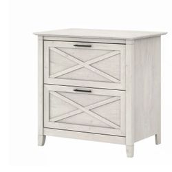 💥💥BlowOut Sale💥 Bush Furniture Key West Lateral File Cabinet, 2 Drawer, Linen White Oak