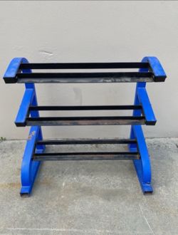 3 Tier Solid Steel Dumbbell Weight Rack…. Home Gym Fitness…. $100 Price is Firm!!!