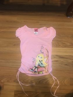Pink bratz shirt size 10/12