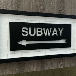 Subway Wall Sign