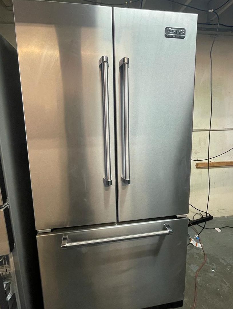 Viking 3 Door Stainless Steel Fridge