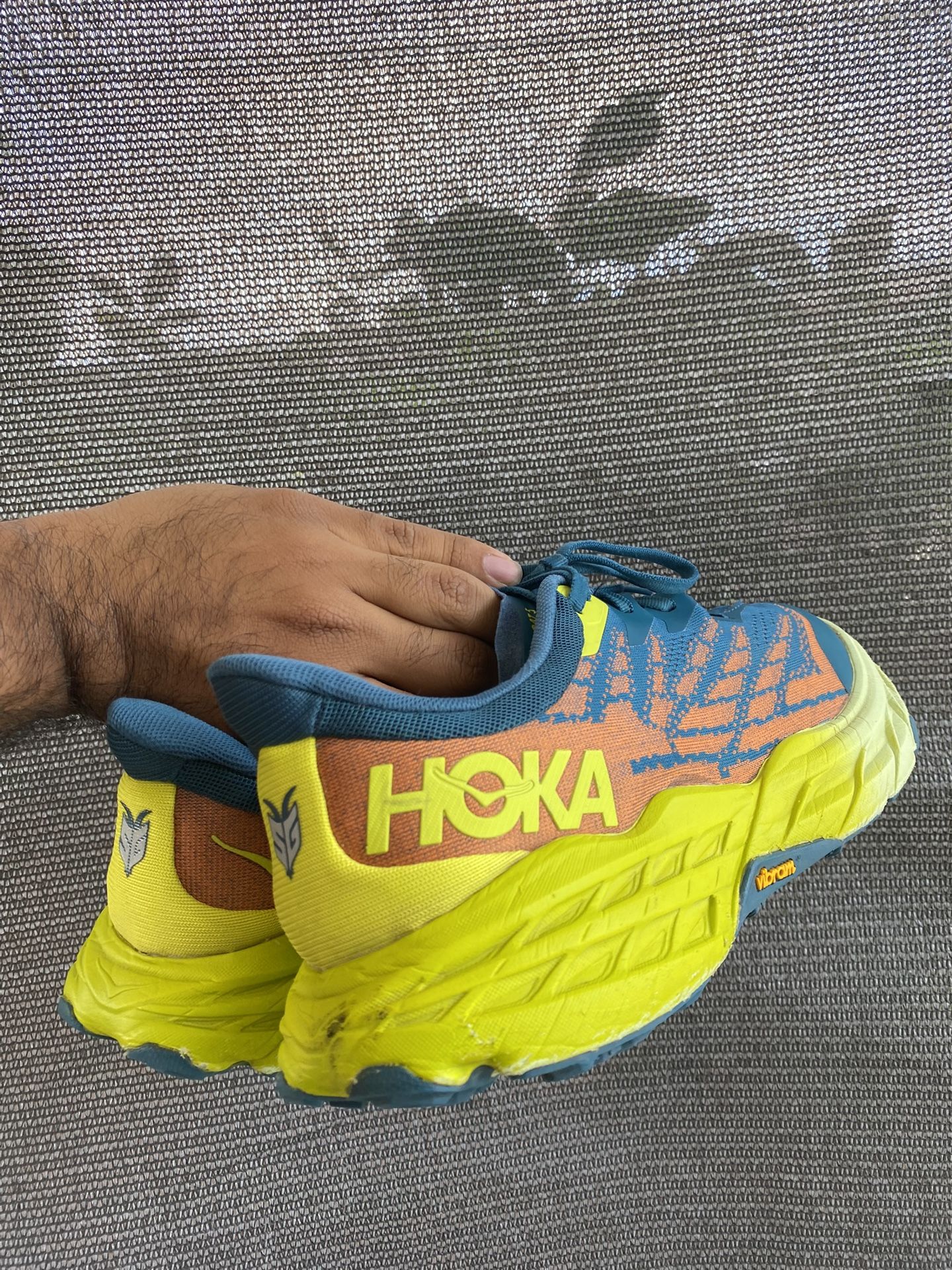 Hoka One One Speedgoat 5 \'Blue Coral Evening Primrose\' Hoka Speedgoat 5 Trail Running Shoes - Blue Coral Eve Primrose main image 2