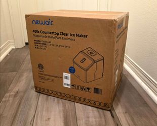 *SALE* NewAir Countertop Ice Maker. Clear Ice, 40 lbs - Stainless Steel
