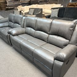 $999 ✅✅ GREY RECLINER SOFA & LOVESEAT ✅✅ $999 