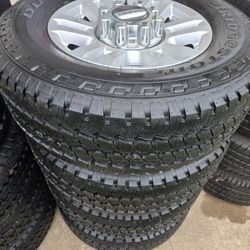 Set Rims Neww Tires Ford 8 Lugs