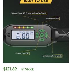 LLAVETOR Digital Torque Wrench 5-99.5 ft-lbs./6.8-135Nm, 3/8 Inch Mini