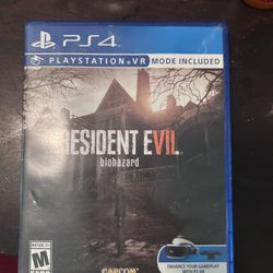 Resident evil 7 PS4