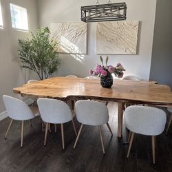 Solid wood dining table for sale