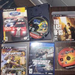 Playstation3 Console And  Game Collection  1,2,3