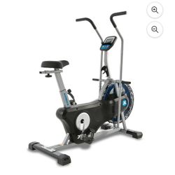 XTERRA Fitness AIR350 Low Impact Full Body Workout Exercise Bike with Wind Resistance and LCD Display