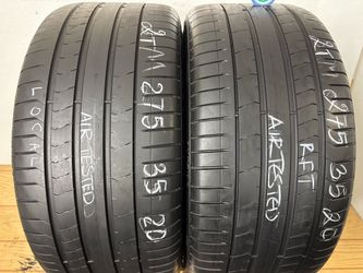 2 tires 275 35 20 Pirelli p zero pz4 high tread. No repairs