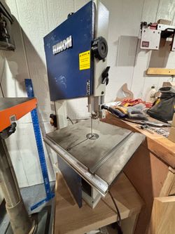 Rikon bandsaw with blades