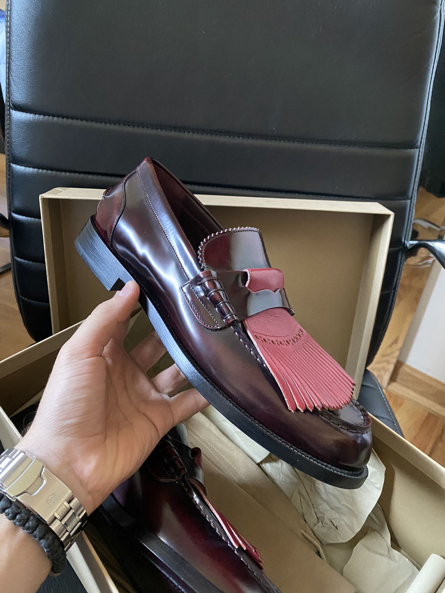 Burberry Bedmoore Leather Loafer