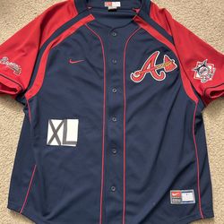 Vintage Nike Atlanta Braves baseball jersey