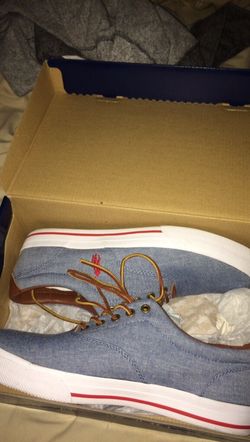 Blue and red polo Ralph Lauren shoes size 10 mint condition